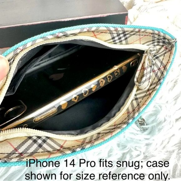 Burberry mini canvas crossbody bag with chain - Picture 16 of 16